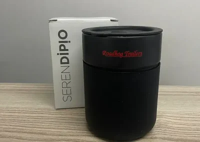 Roadhog Trailers branded drinkware