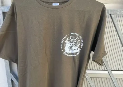 Tactical Hunting Crew branded shirts