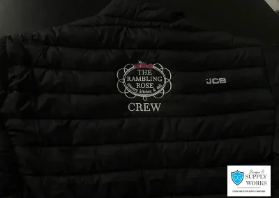 The Rambling Rose branded puffer jackets